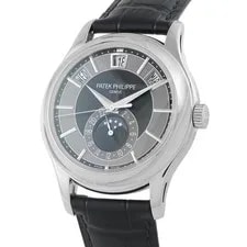 Patek Philippe Annual Calendar Moonphase 18K White Gold 5205G 2
