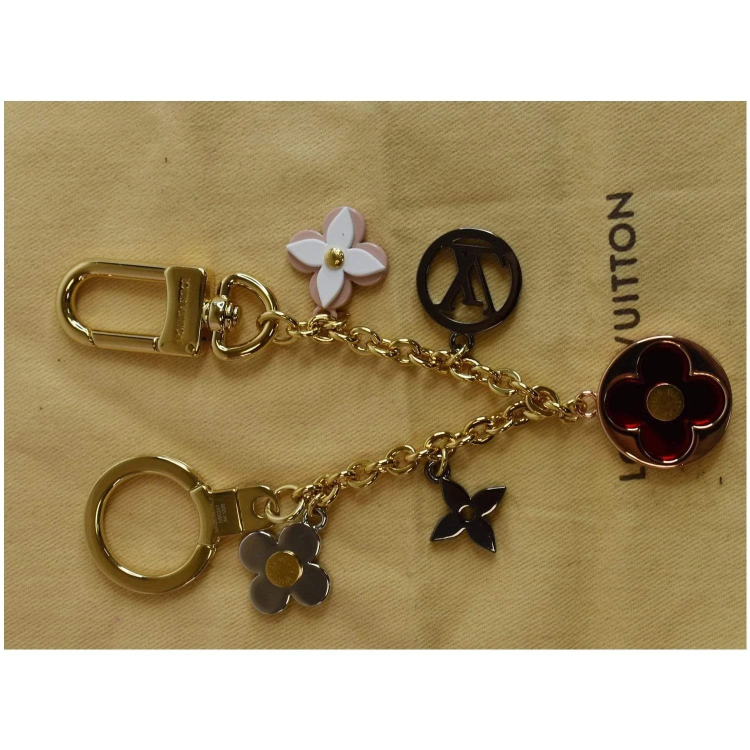 Louis Vuitton Flash Flower Chain Bag Charm Key Holder 3