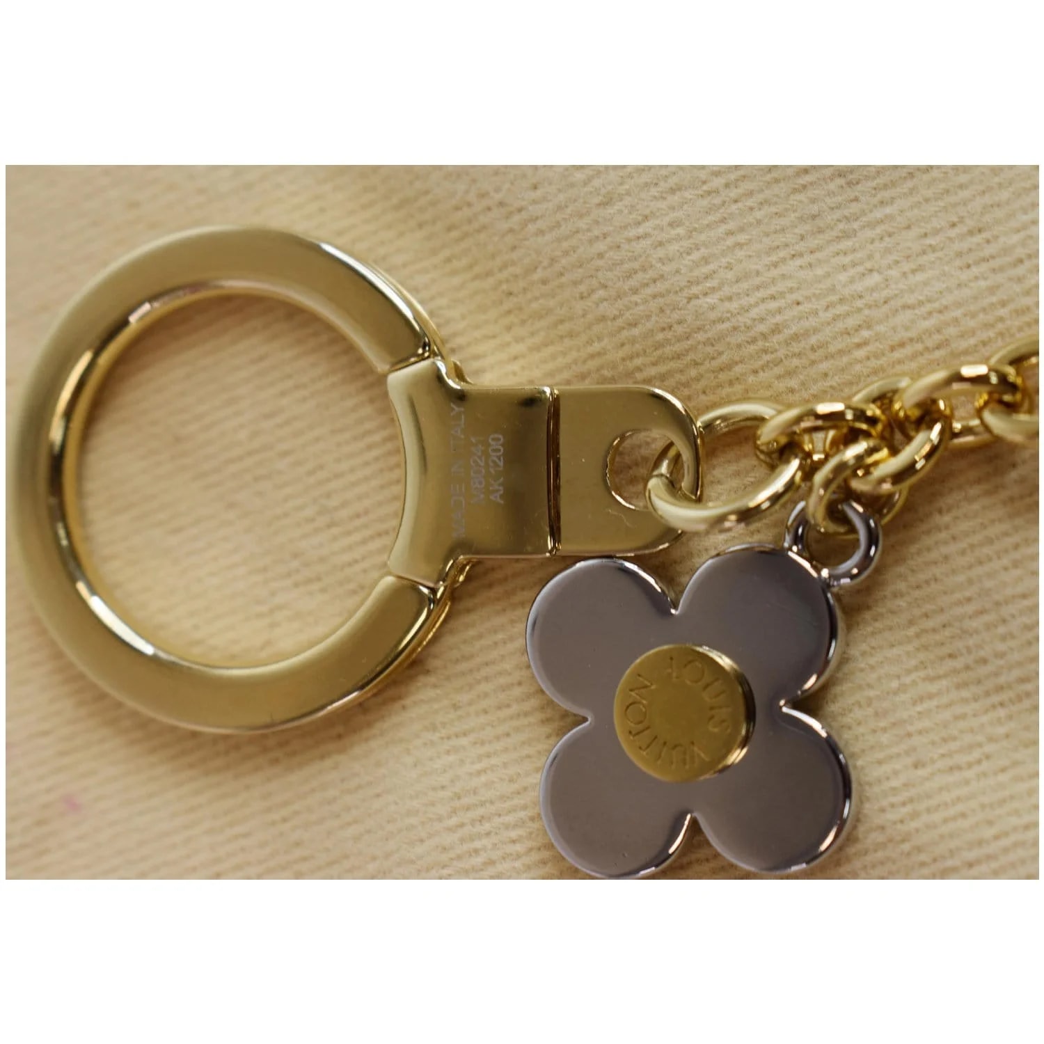 Louis Vuitton Flash Flower Chain Bag Charm Key Holder 4