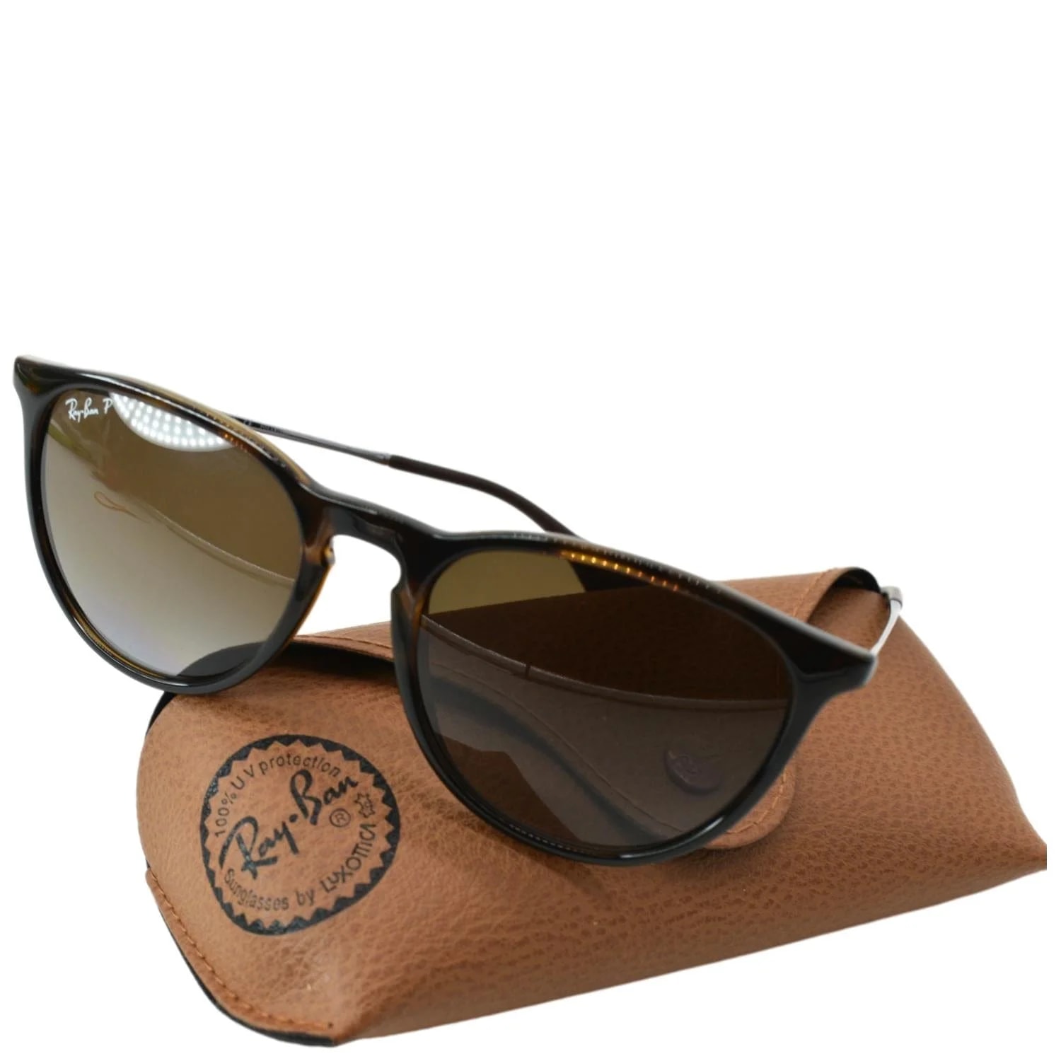 Ray-ban RB4171 710/T5 Erika Tortoise Sunglasses Polarized Lens 2