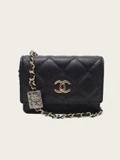Chanel — Chanel Accordion Flap Card Holder Chain 153793822 — Handbag — resale