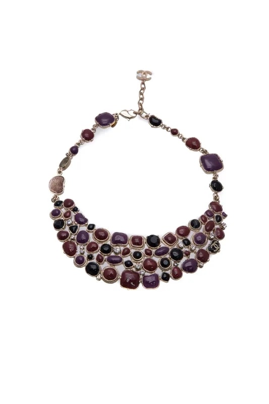 Chanel — Gripoix CC Bib — Jewelry — resale