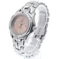 TAG Heuer — TAG Heuer Link WT1311 30mm SS Salmon Pink Dial Quartz Date #C747 — Watch — resale