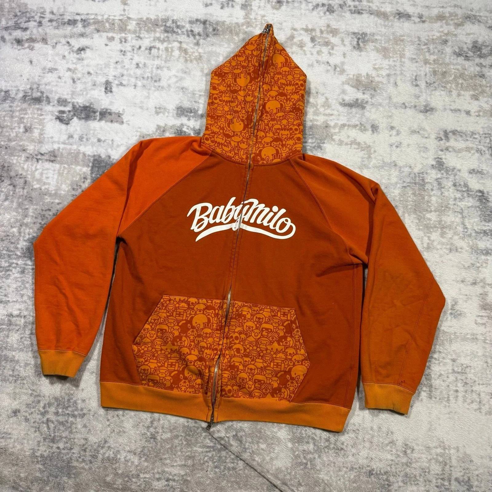 BAPE — Authentic Bape 2000’s Baby Milo Full Zip Hoodie L — streetwear — resale