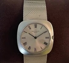Patek Philippe 18k White Gold, , Cushion Shape, Excellent Condition 2