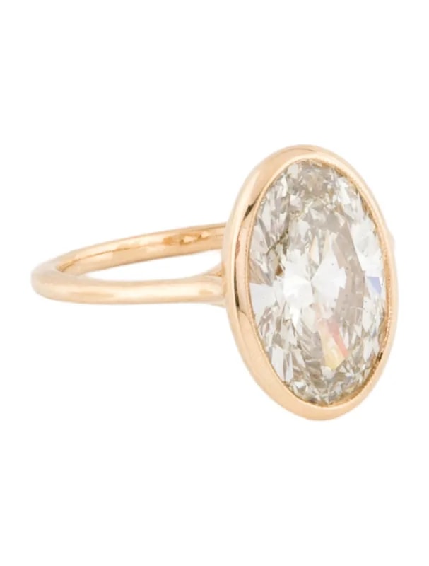 Engagement Ring — 14K Lab-Grown — Jewelry — resale