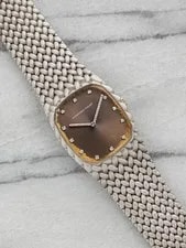 1970s Audemars Piguet Cobra White Gold Manual Tropical Diamond Dial 27mm 2