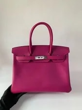 Hermès — Auth Hermès Birkin 30 Pourpre Palladium — Handbag — resale