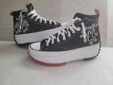 Converse — Limited Edition Converse X Keith Haring Edition Run Star Hike — Sneaker — resale