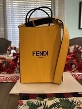 Fendi — Fendi Roma 2Way Vitello Embossed Crossbody — Handbag — resale
