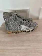 Golden Goose — Golden Goose Glitter Italian Model Limited Edition Vhtf Shoes Pre-ow — Sneaker — resale