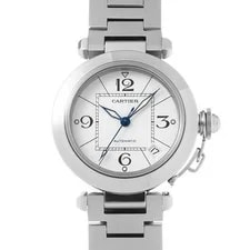 Cartier — Cartier Pasha C W31074M7 ( 2324) 35mm Stainless Steel White #WW11200 — Watch — resale