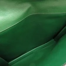 Excellent Condition Hermes Kelly Cross Cusherbel Veil Hardware X Stamp Brie 3
