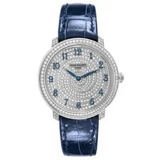 Patek Philippe Calatrava White Gold Blue Dial Diamond 4978 2