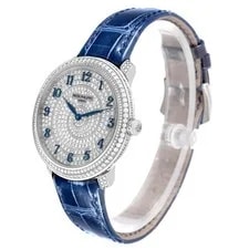 Patek Philippe Calatrava White Gold Blue Dial Diamond 4978 4