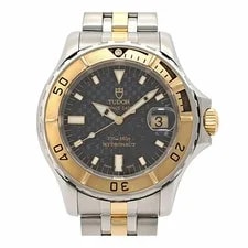 Tudor — Tudor Prince Date Hydronaut Carbon Dial 89193P Automatic Ss/yellow Gold — Watch — resale
