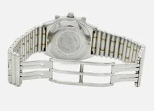 Breitling Chronomat 13050 Solid 18K Gold Bezel SS/18k Bullet Rouleaux Blue Dial 4