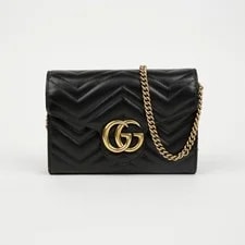 Gucci — Gucci GG Marmont Mini Chain Crossbody 443122 154660131 — Handbag — resale