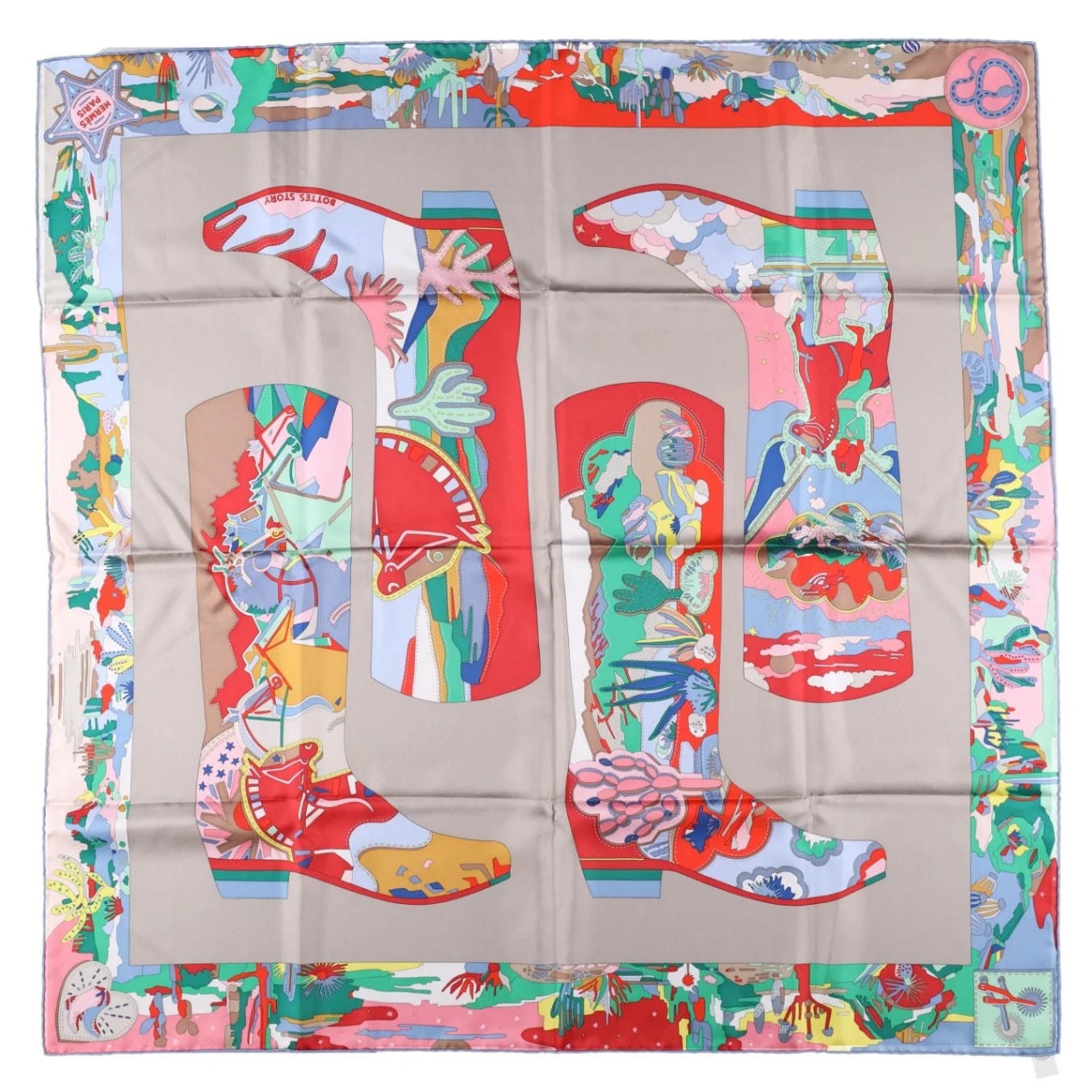 Hermès Bottes Story Scarf 90 3