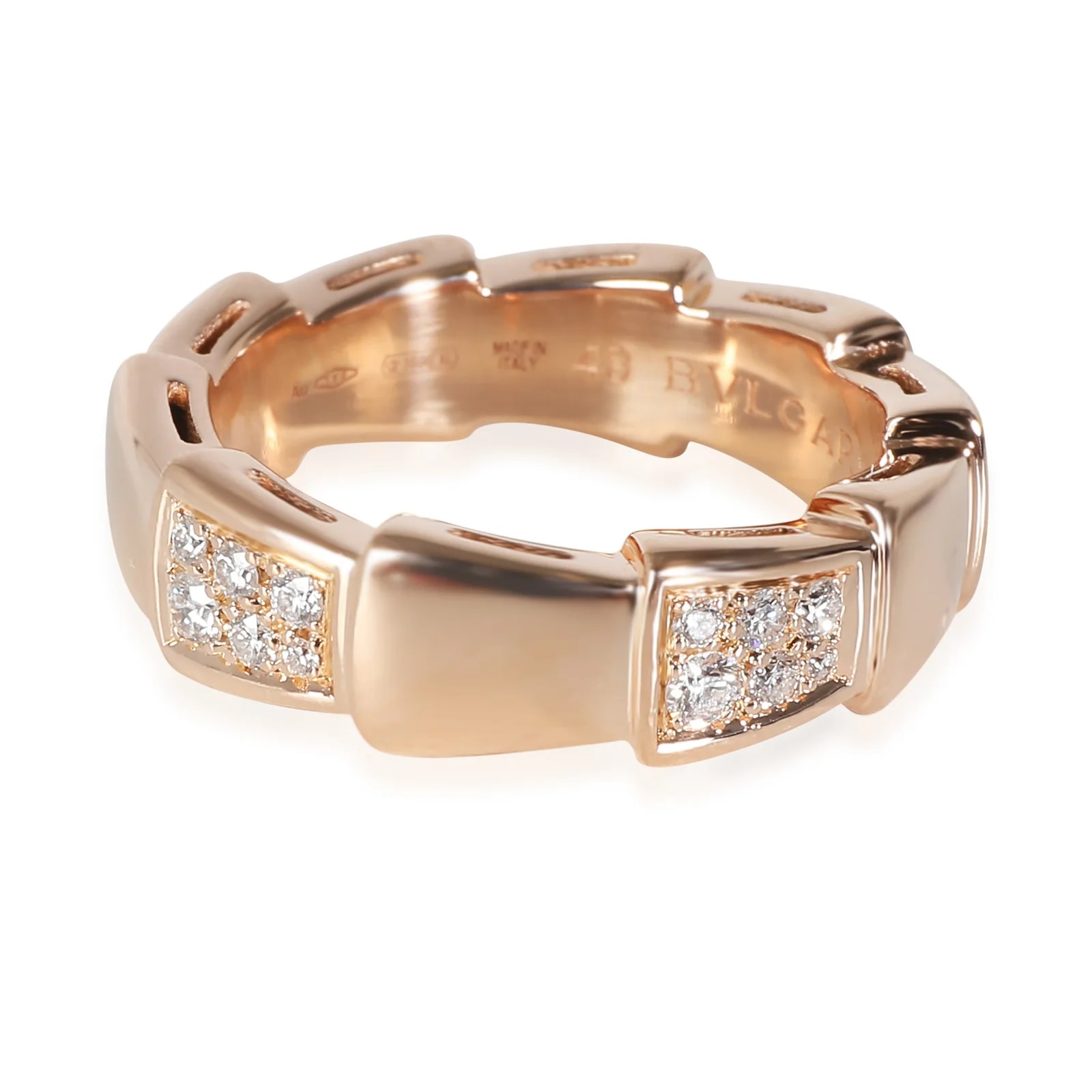 Bvlgari — Bvlgari Serpenti Fashion 18k Rose Gold 0.34 Ctw — Jewelry — resale