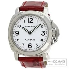 Panerai PAM00114 OP6568 Luminor Base 44mm Stainless Steel Leather 4