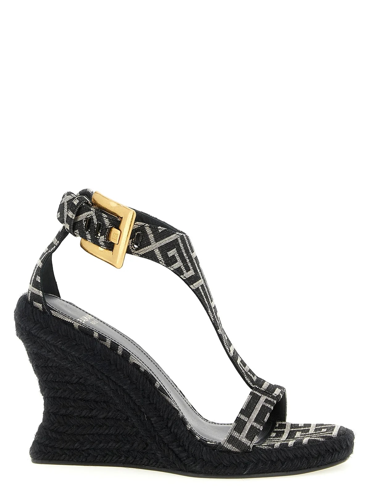 Balmain — Balmain Polyester Wedge — Designer Shoe — resale