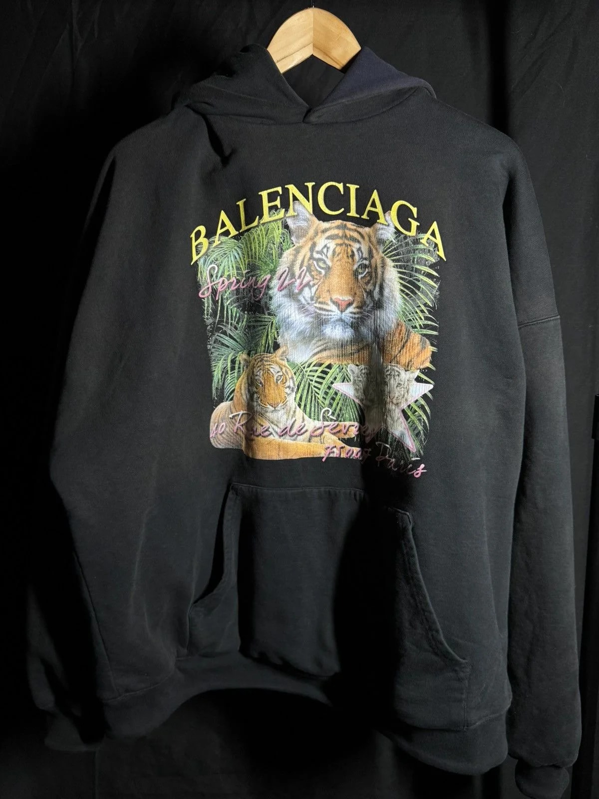 Balenciaga — Balenciaga Reversible FBI Tiger Hoodie — streetwear — resale