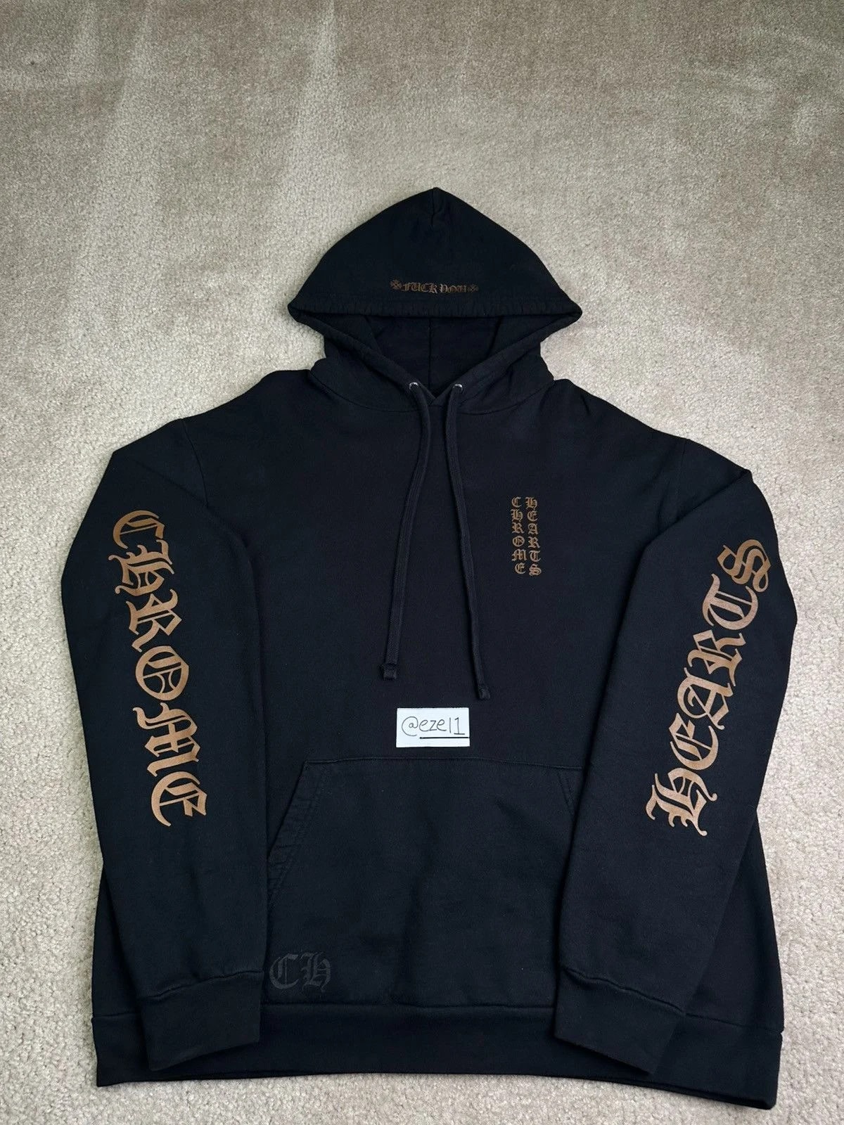 Hearts Vertical Logo Hoodie 3