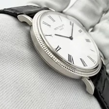 2003 Patek Philippe Calatrava 5120G-001 35MM White 18K White Gold Box Paper 3