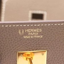 Hermes Birkin 30 Etoupe Trench A Stamp GHW 4