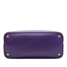 Prada Medium Double Satchel Dark 3