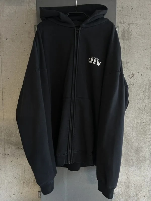 Balenciaga — Balenciaga Crew Zip-up Hoodie — streetwear — resale