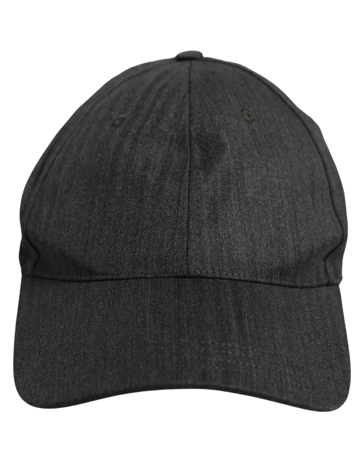 Dolce & Gabbana Dark Herringbone Baseball Cap Hat 2