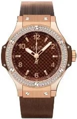 Worldofluxuryus — Hublot Big Bang 38mm 18K Rose Gold & Diamonds — Watch — resale