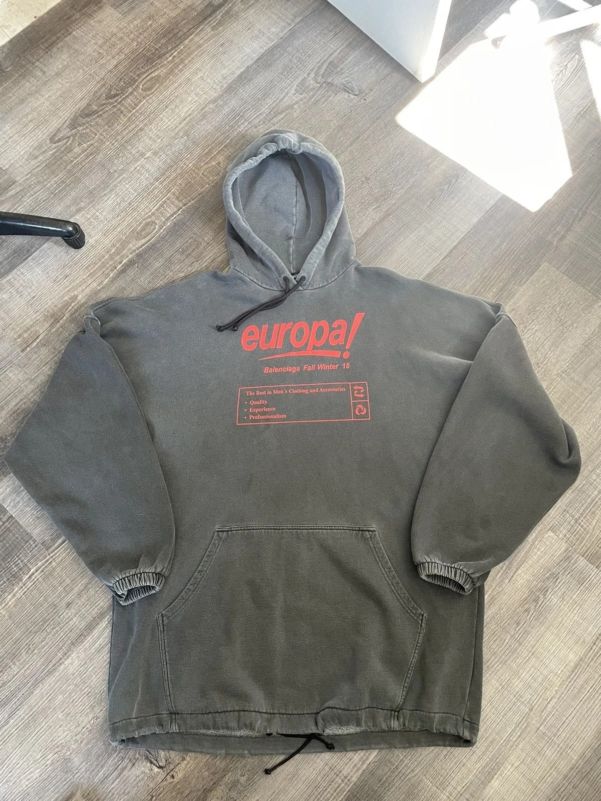 Balenciaga — Balenciaga ‘Europa’ Hoodie Parka — streetwear — resale