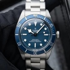 Tudor — Tudor Black Bay 58 Blue Dial Aluminum Bezel Steel Bracelet 39mm Automatic — Watch — resale