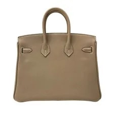 Hermes Birkin 25 W Stamp Etoupe Hardware #OK064 2