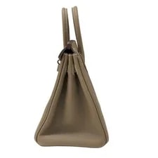 Hermes Birkin 25 W Stamp Etoupe Hardware #OK064 3