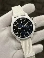 IWC — IWC Pilots Chrono Lake Tahoe Top Gun White Ceramic IW38 Box Papers — Watch — resale