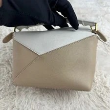 Loewe Puzzle Mini Color-Block Geometric Crossbody - Very Good #1TPO8NN 4