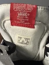 Vans X Peanuts - 2017 Snoopy Flying Ace Old Skool High Top Shoes M7.5/W9 3