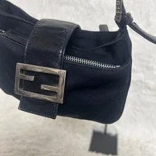 Fendi Mamma Baguette Cotton Logo Auth 3