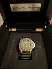 Panerai Luminor Submersible Automatic Black Dial Rubber Strap ’s 4