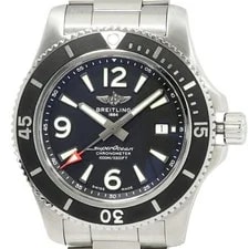 Breitling — Breitling Superocean Automatic 44 A17367 Black Dial Stainless Steel — Watch — resale