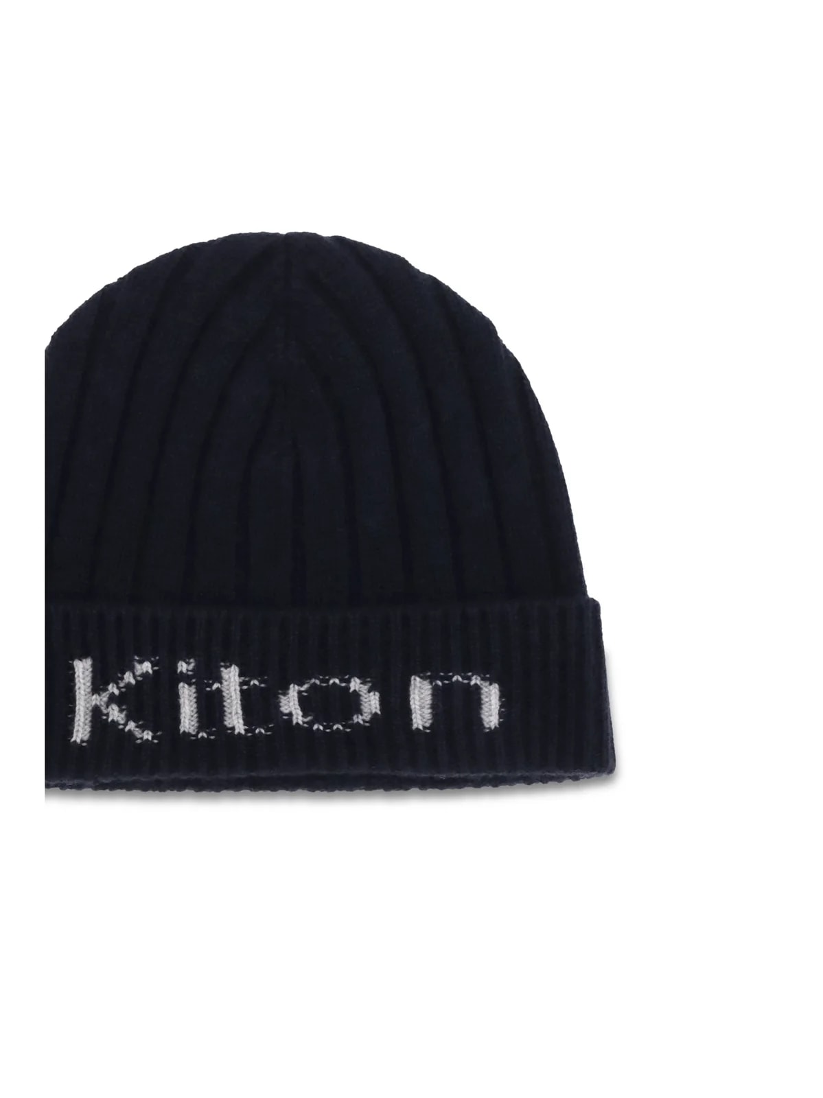 Kiton Ucpl003k0235l02 Ribbed Beanie — (Ovis Aries) Beanies 2