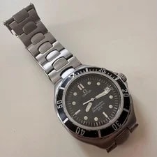 Omega Seamaster Professional 200m Quartz Date Black Dial 2