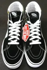 Vans Sk8-Hi Checker Cube True Striped Skate Shoes 3