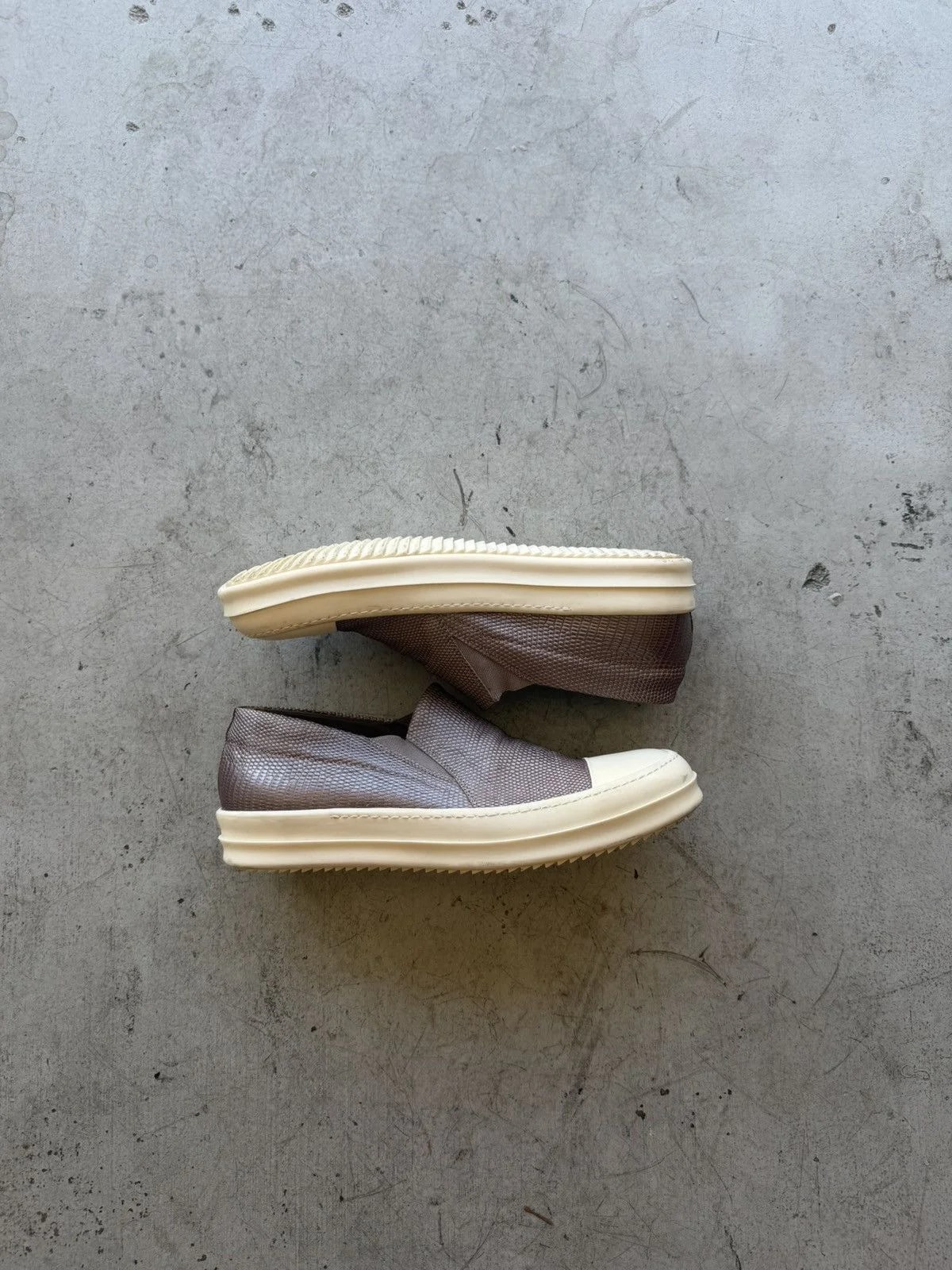 Rick Owens — Rick Owens Exotic Skin Low Top Ramone — Sneaker — resale