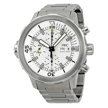 IWC — Aquatimer Chronograph Silver Dial Stainless Steel IW376802 — Watch — resale