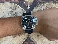 Panerai Luminor Flyback Chronograph PAM 361 Steel Black Dial 44mm PAM00361 4